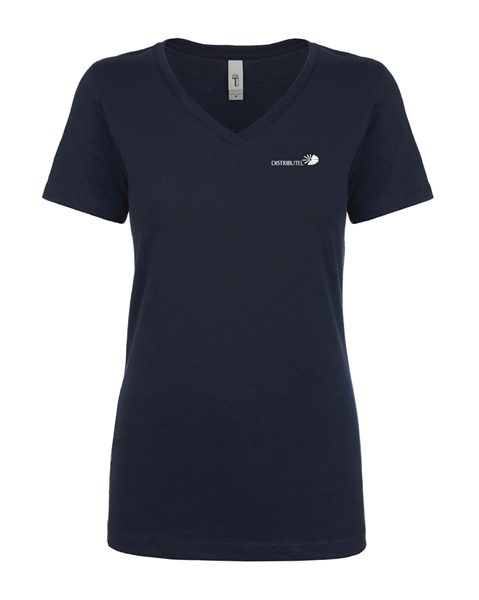 Picture of Distributel Ladies V-Neck T-Shirt