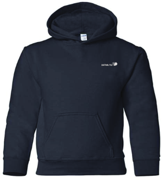 Picture of Distributel Youth Heavy Blend Hooded Sweatshirt
